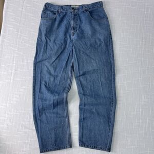 Y2K Old Navy Jeans Mens 37x32 Loose Baggy Skater Grunge Hip Hop Vtg Stone Blue